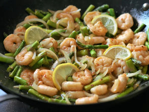 Shrimp and Asparagus Stir Fry | Charcoal HK