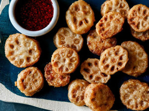 Crispy Stuffed Lotus Root with Pork | Charcoal HK