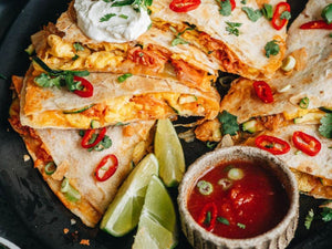 Egg and Kimchi Quesadilla | Lotus Grill