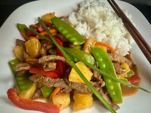 Beef and Pineapple Stir Fry | Lotus Grill Hong Kong