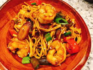 Teriyaki Shrimp Noodles | Charcoal HK