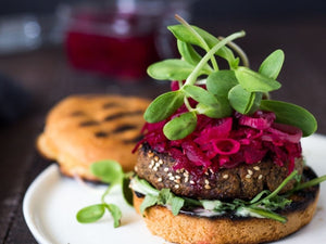 Sprouted Lentil Burgers | Lotus Grill Hong Kong | Charcoal HK