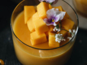 Vegan Mango Pudding | Lotus Grill